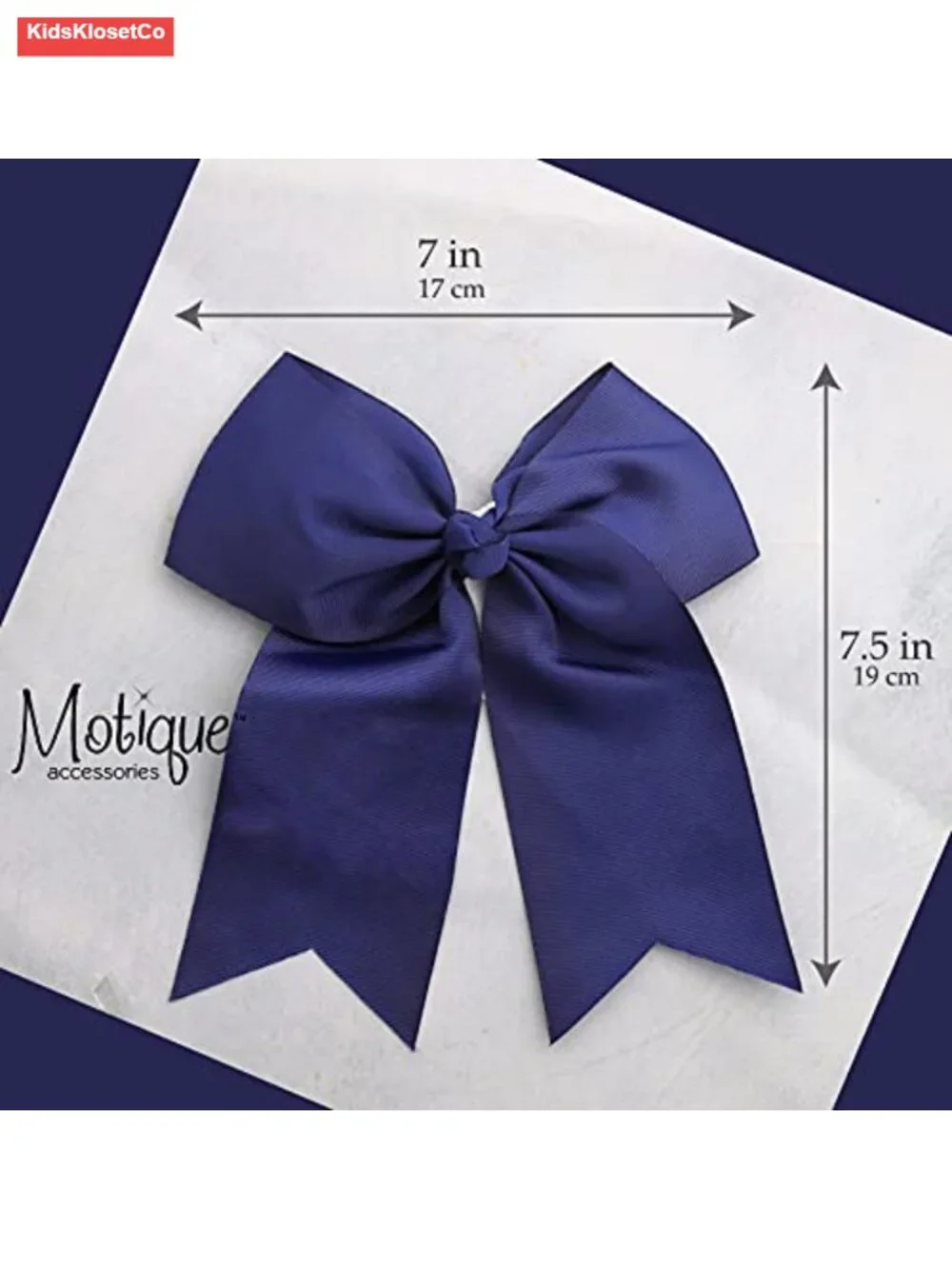 Jumbo Bow Clip with Tails - Grosgrain Ribbon Alligator Clip